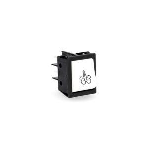 Switch White W/Steam Hot Water Label