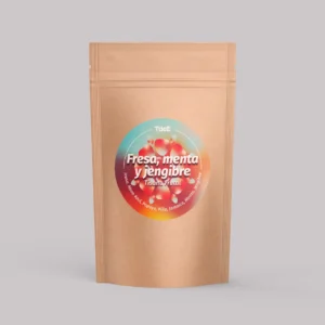 Tisana Fresa, menta y jengibre